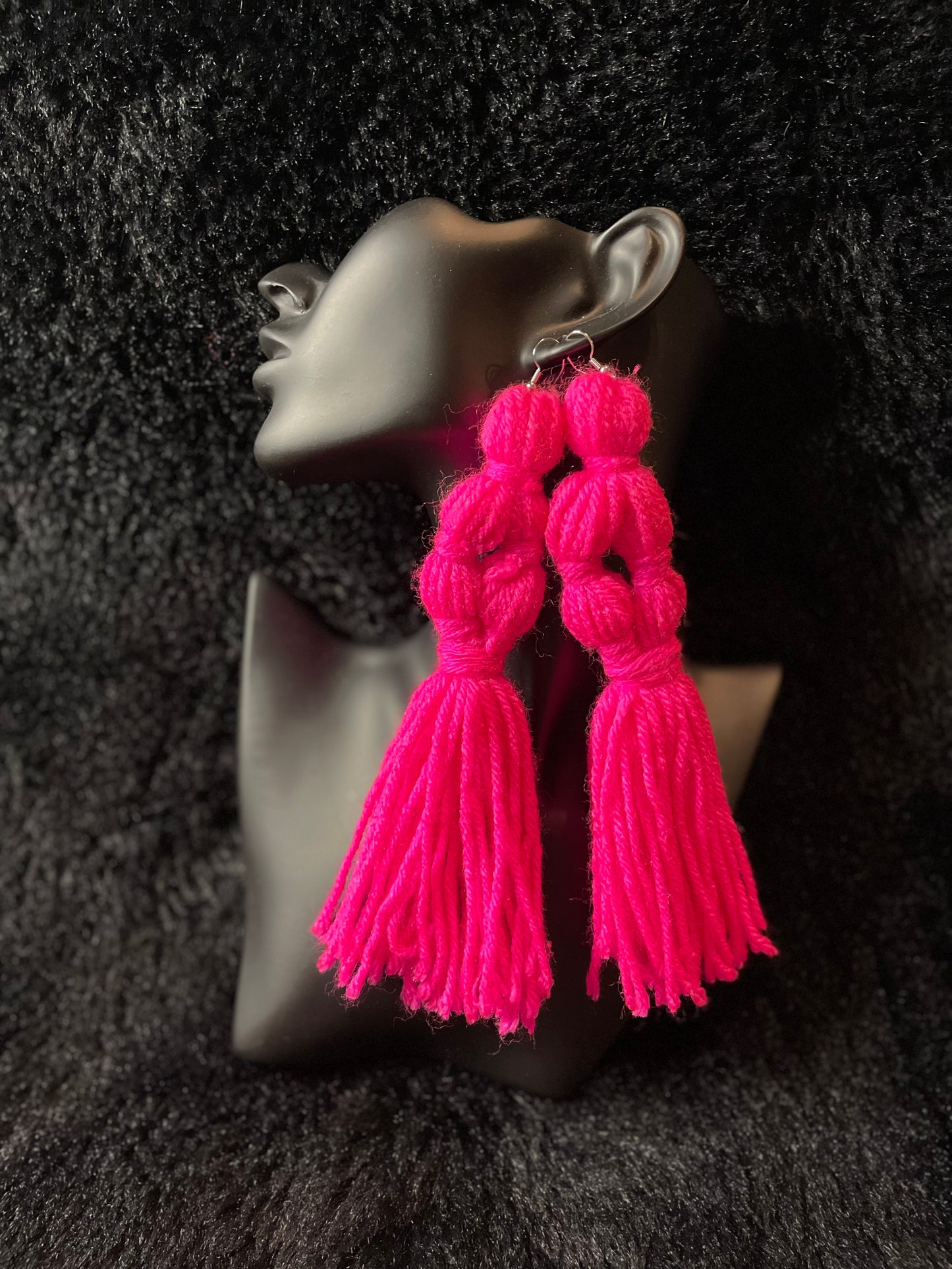Long Chanderlier Tassel Earrings