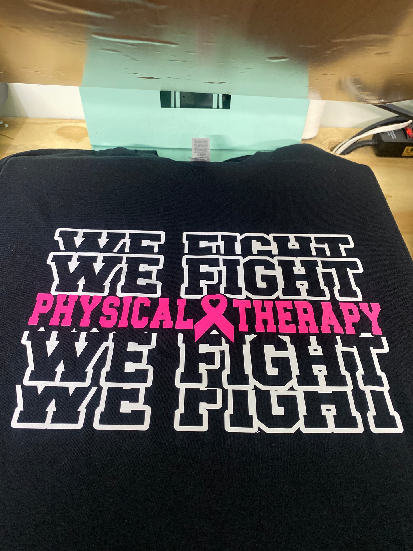 Physical Therapy Breast Cancer Awareness Graphic Tee