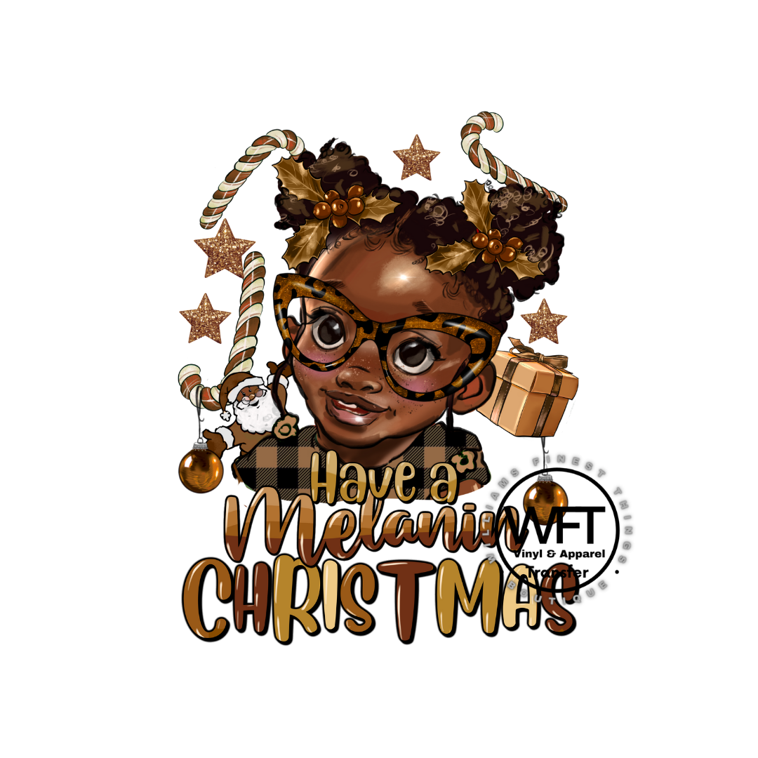 Have a Melanin Christmas Girl