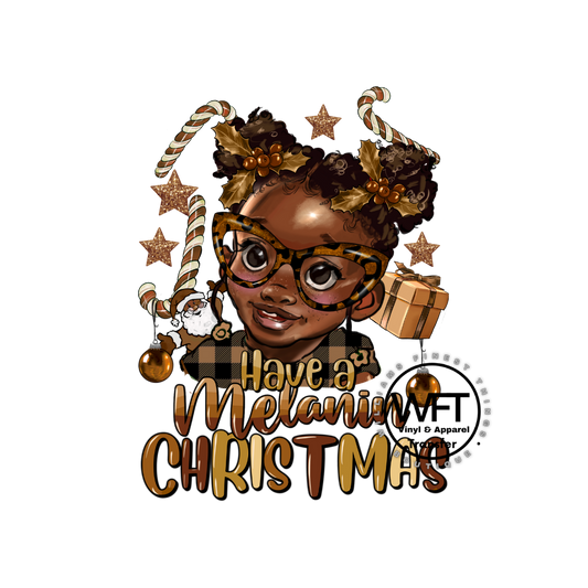 Have a Melanin Christmas Girl