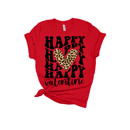 Happy Valentine  Heart Tee