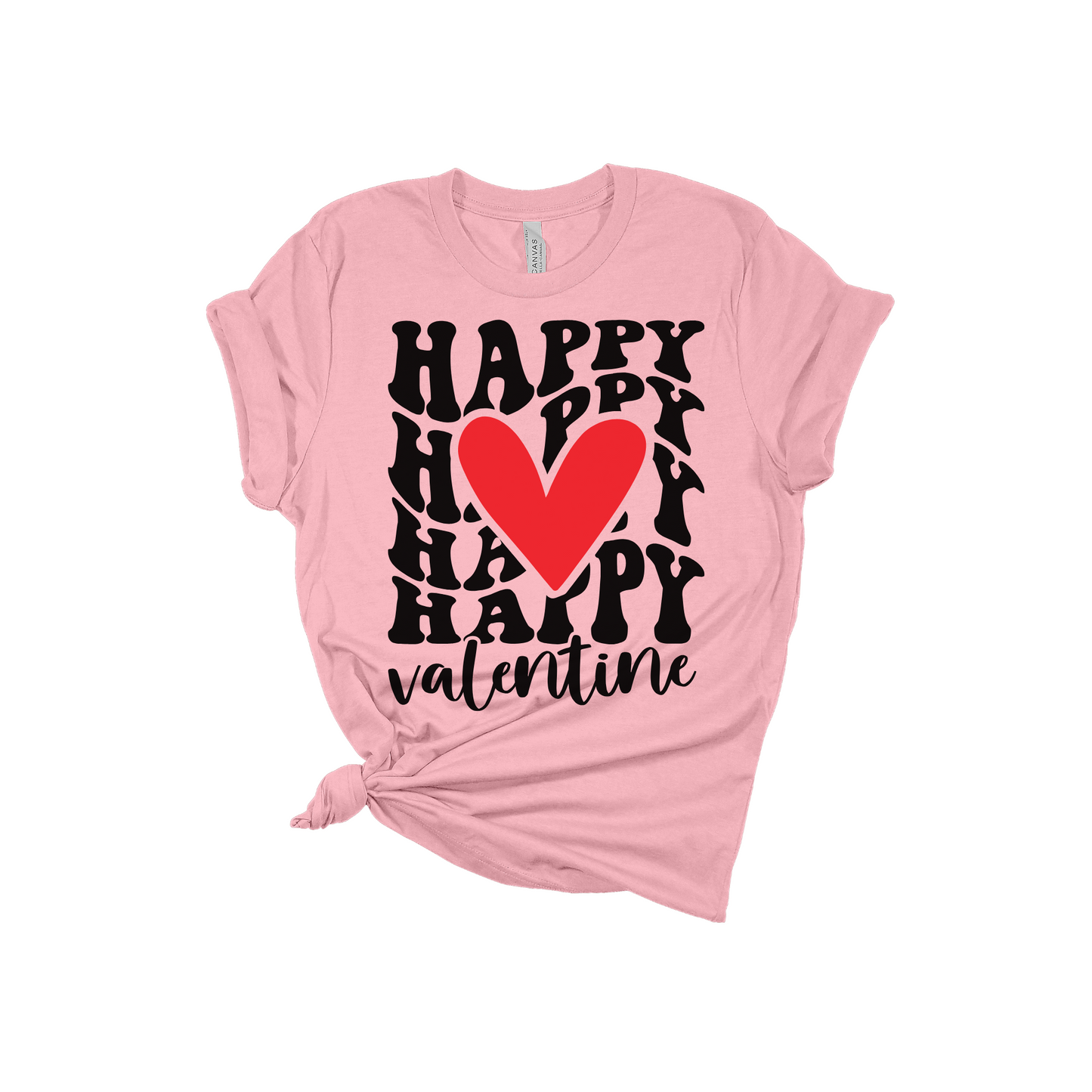 Happy Valentine  Heart Tee