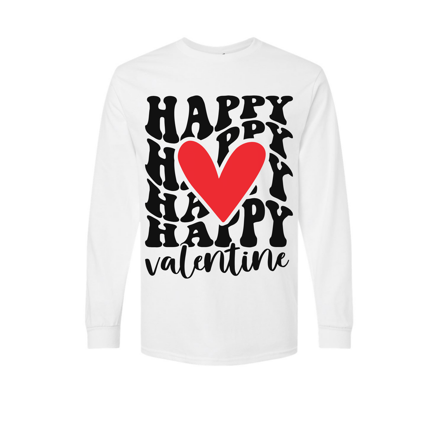 Happy Valentine  Heart Tee