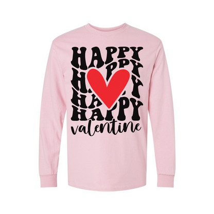 Happy Valentine  Heart Tee