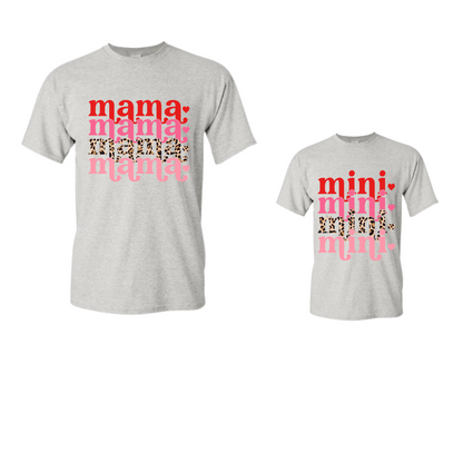 Mama & Mimi Matching Valentine Matching Tee