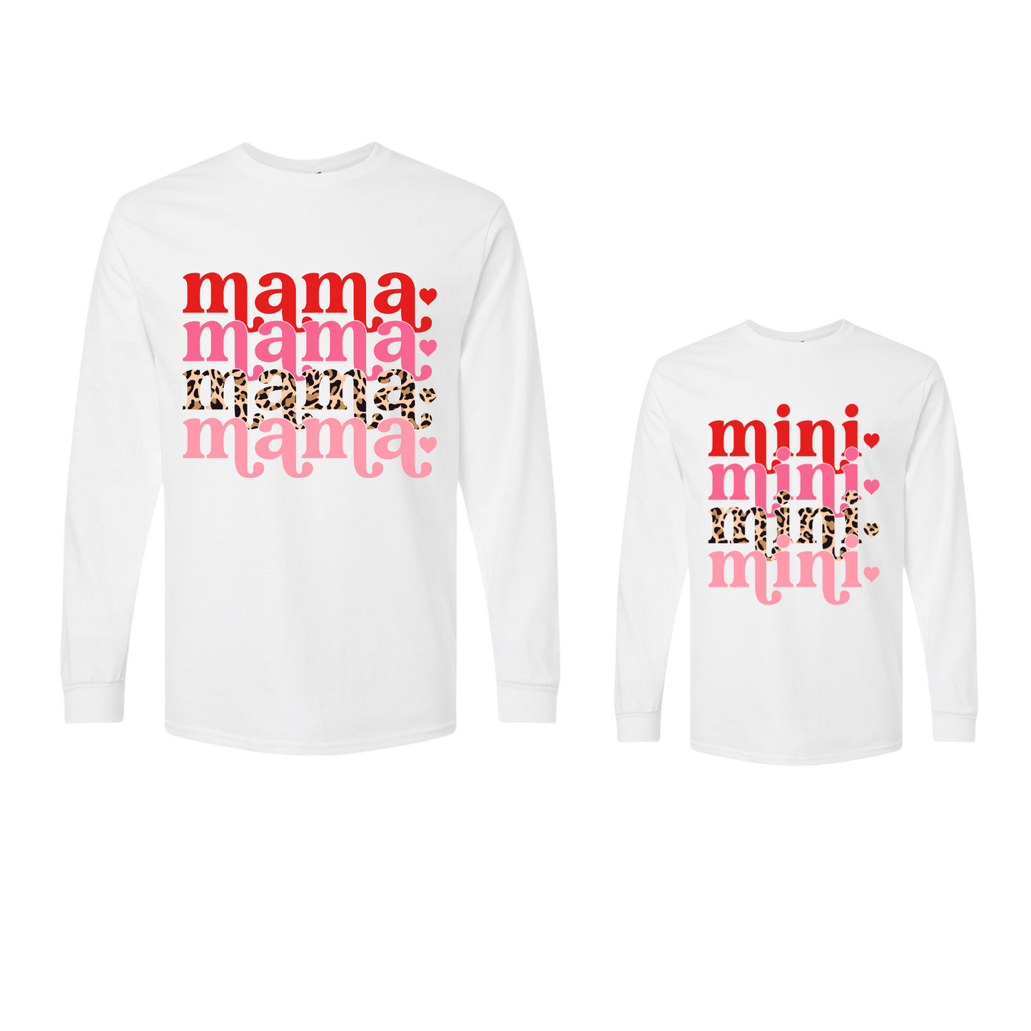 Mama & Mimi Matching Valentine Matching Tee