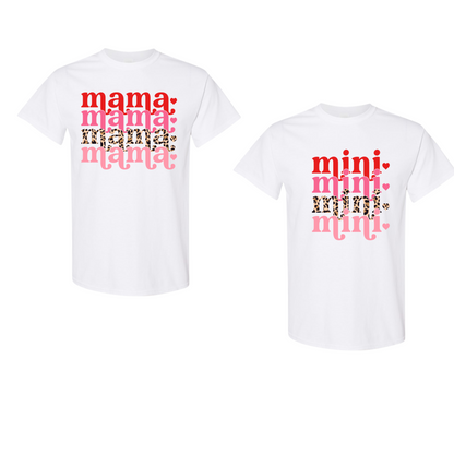 Mama & Mimi Matching Valentine Matching Tee